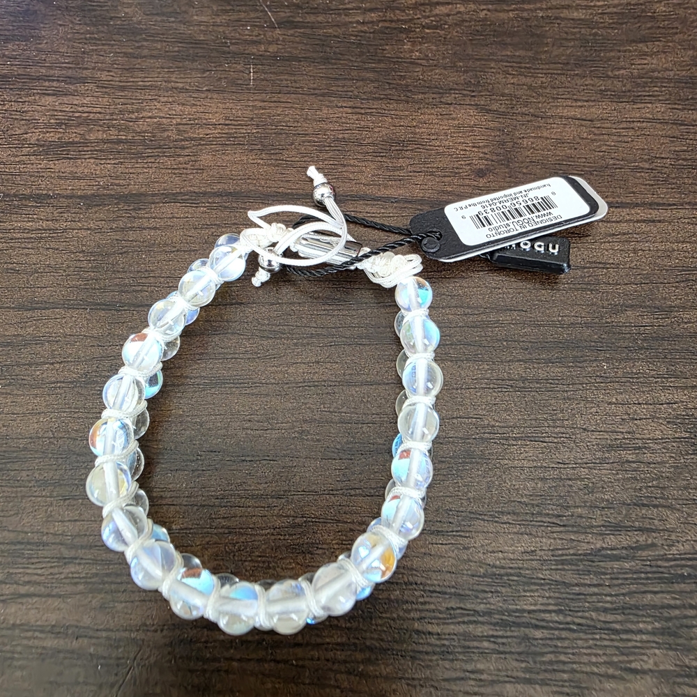Elegant Silver Beaded Bracelet